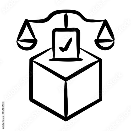 Election Lawsuit Icon