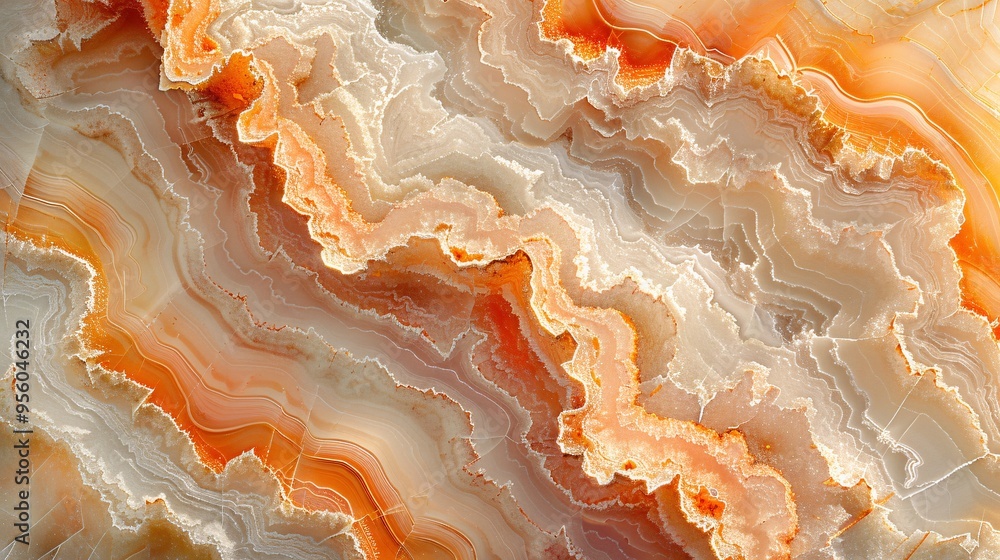 An abstract peach fuzz marbleized stone texture An abstract peach fuzz marbleized stone texture