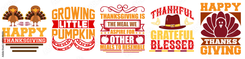 Simple Thanksgiving Tshirts Design Bundle Inscriptions, Phrases Bundle Vector Illustration for Advertising, Bookmark, Newsletter Simple Thanksgiving Tshirts Design Bundle Inscriptions, Phrases Bundle Vector Illustration for Advertising, Bookmark, Newsletter