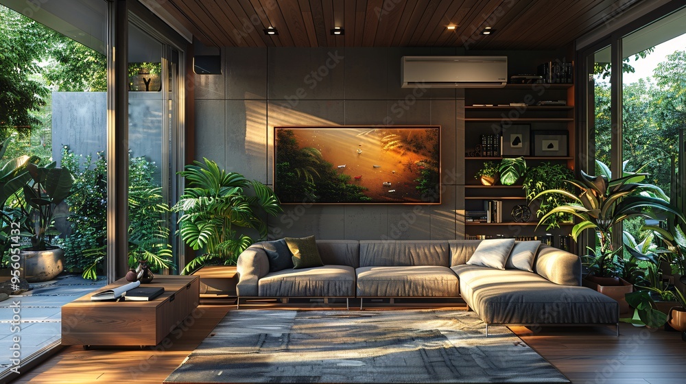 Fototapeta premium modern living room