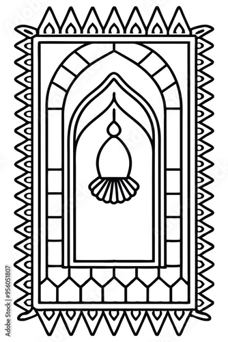 islamic muslim carpet sajadah design