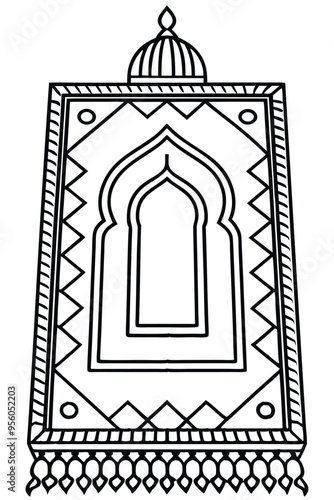 islamic muslim carpet sajadah design