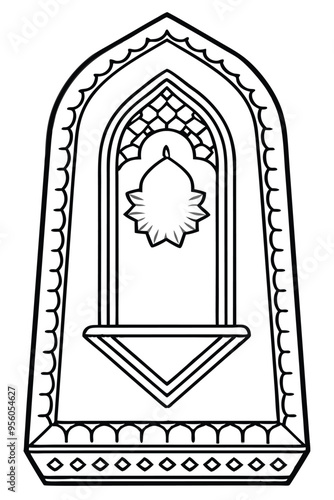 islamic muslim carpet sajadah design