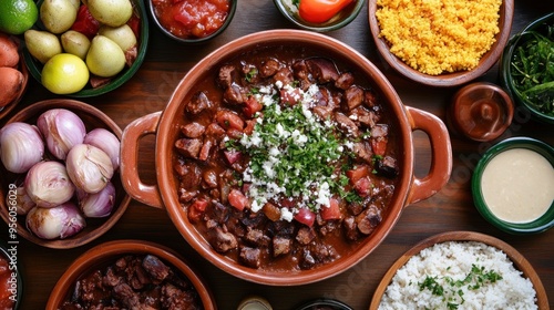 Delicious Moroccan Tagine with Sides