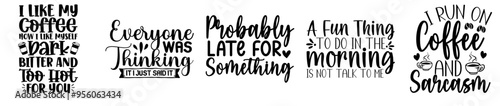 Minimal Sarcastic Bundle Phrases, Invitation Collection Vector Illustration for Motion Graphics, Infographic, Mug Design