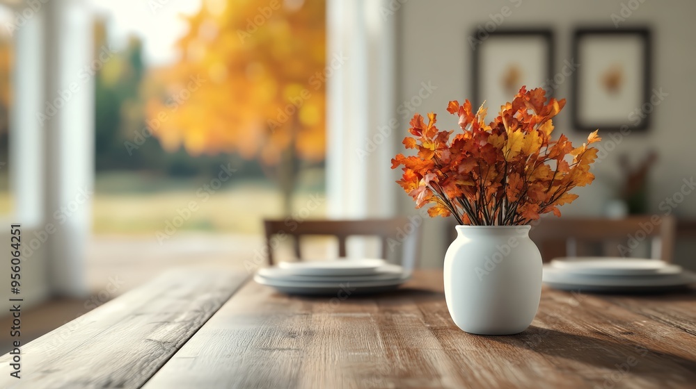 Thanksgiving table setup, fall colors Thanksgiving table setup, fall colors