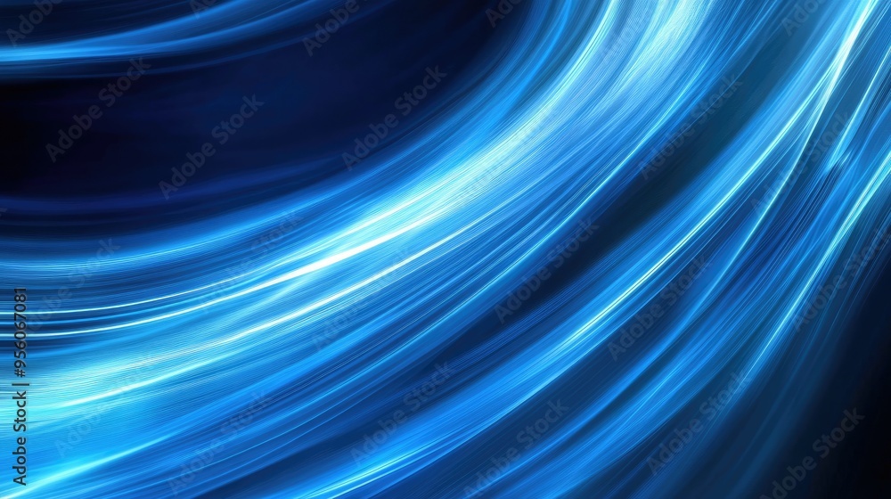 Abstract blue light motion trails creating a sense of speed and movement, ideal for dynamic backgrounds and design elements Abstract blue light motion trails creating a sense of speed and movement, ideal for dynamic backgrounds and design elements