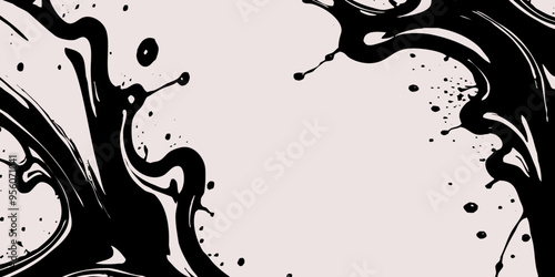 Abstract pattern. Illustration for printing on wall decorations. For use in graphics.