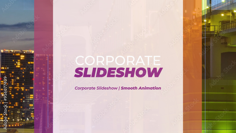 Modern Slideshow Animation Stock Template | Adobe Stock