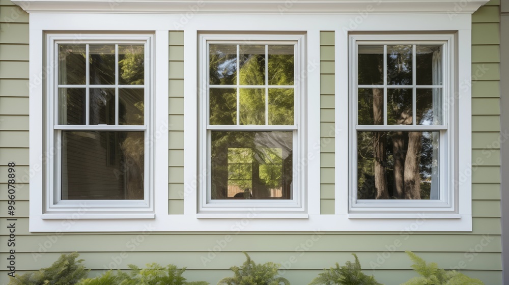 Fototapeta premium window with a background