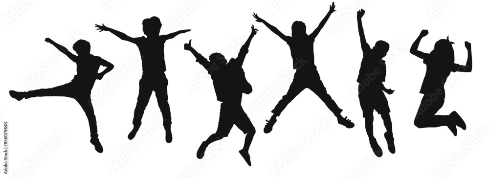 people silhouette kids 10 people silhouette kids 10