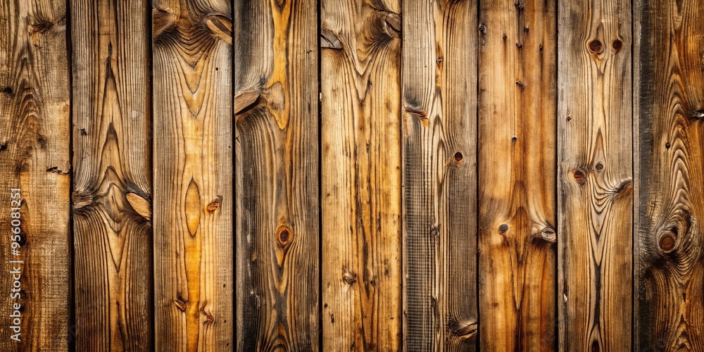 Close-up of a weathered wooden wall with texture and character Close-up of a weathered wooden wall with texture and character
