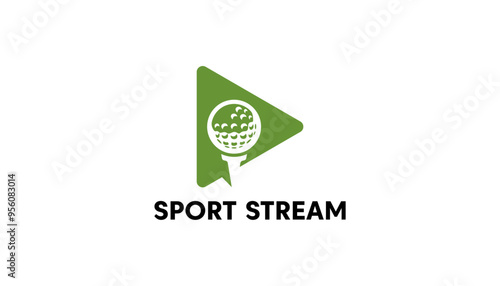 sports streaming vidio logo vector - sports logo
