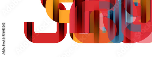 Lines, abstract letter style design background. Geometric vector Illustration For Wallpaper, Banner, Background, Card, Book Illustration, landing page