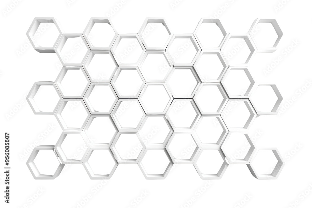 Abstract design featuring a pattern of interconnected hexagons, perfect for modern backgrounds and creative projects. Abstract design featuring a pattern of interconnected hexagons, perfect for modern backgrounds and creative projects.