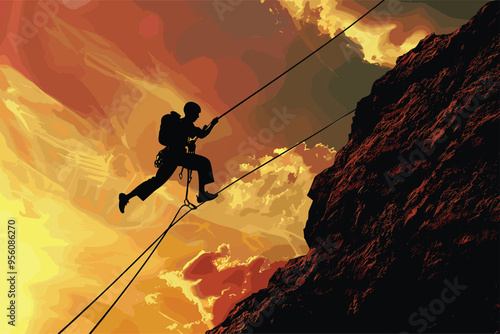 Climbing the Rope of Ambition: Unwavering Determination Towards Success