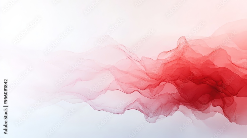 Abstract Red and White Watercolor Background Abstract Red and White Watercolor Background