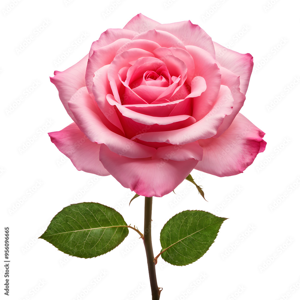 Pink rose isolated on the transparent background. Photo with clipping path.
Pink rose isolated on the transparent background. Photo with clipping path.