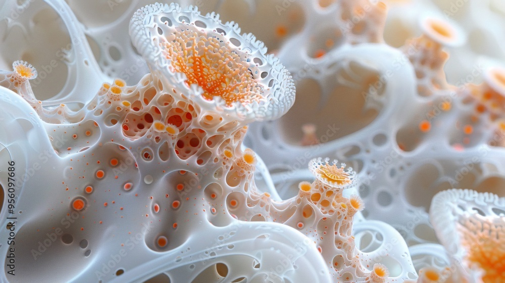 a captivating abstract biology background a captivating abstract biology background