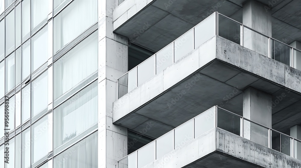 Modern Architecture in Concrete and Glass Modern Architecture in Concrete and Glass