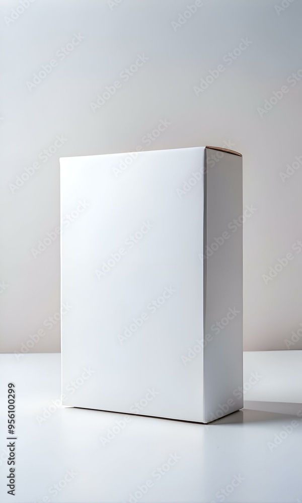Clean and simple white box mockup perfect for showcasing your product designs. Clean and simple white box mockup perfect for showcasing your product designs.