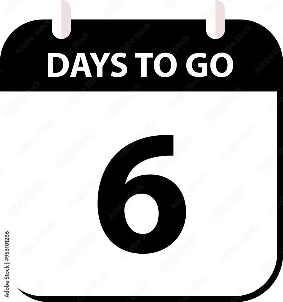 Countdown days left banner. Count time sale. Days to go. Countdown scoreboard timer. Vector illustration. Countdown days left banner. Count time sale. Days to go. Countdown scoreboard timer. Vector illustration.