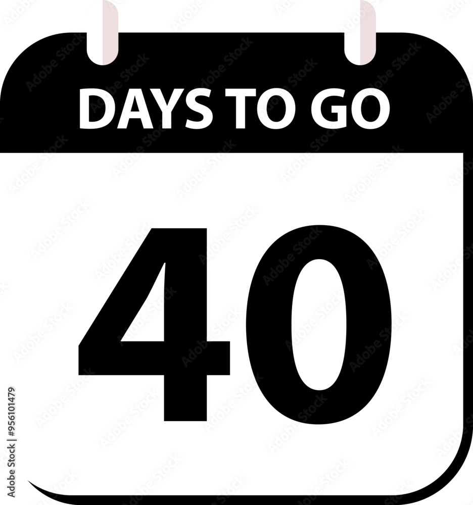 Countdown days left banner. Count time sale. Days to go. Countdown scoreboard timer. Vector illustration. Countdown days left banner. Count time sale. Days to go. Countdown scoreboard timer. Vector illustration.