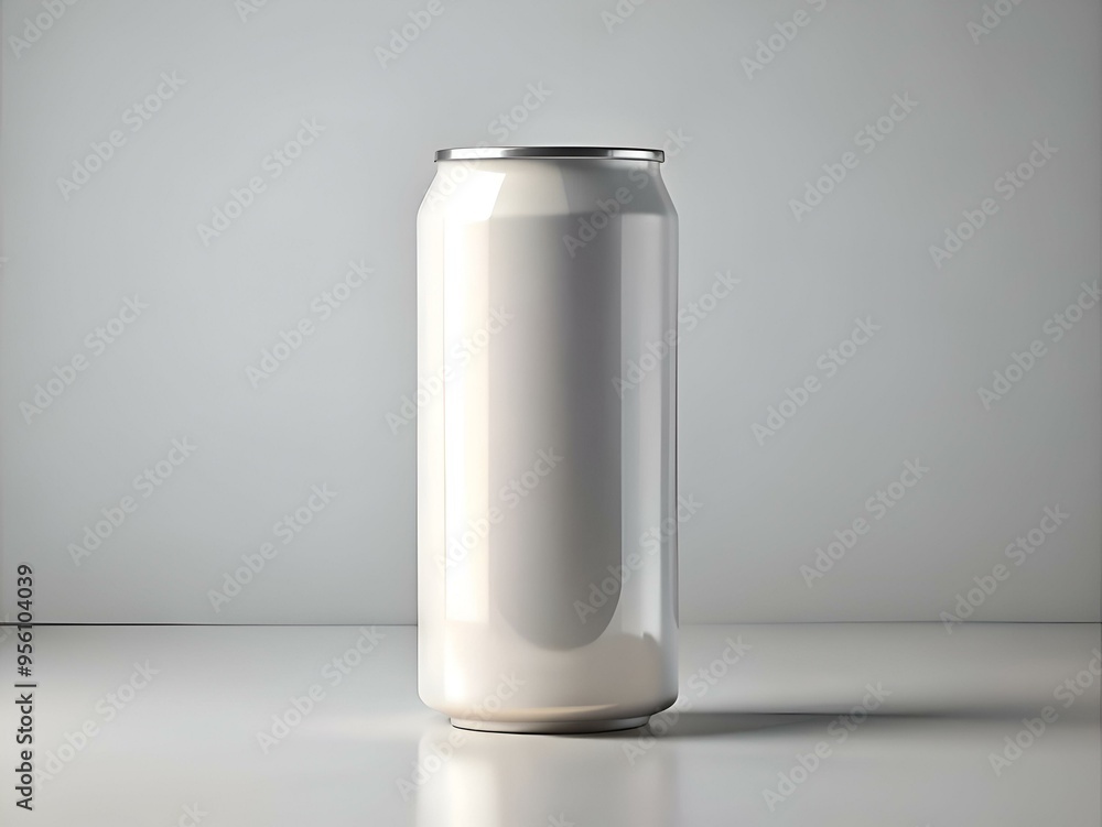 A clean and simple mockup of a blank aluminum can. perfect for showcasing your brand design or product. A clean and simple mockup of a blank aluminum can. perfect for showcasing your brand design or product.