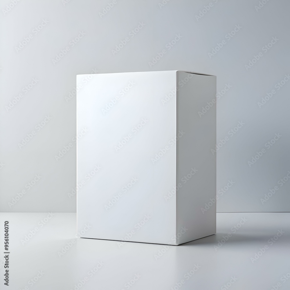 Clean and simple product box mockup. Clean and simple product box mockup.