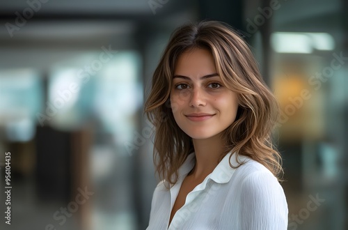 Wallpaper Mural portrait of an italian business woman,headshot Torontodigital.ca