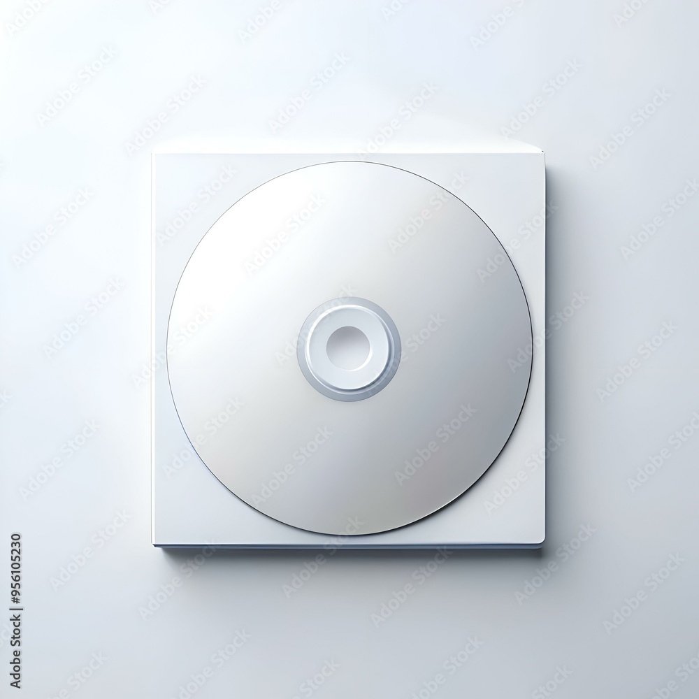 A blank CD in its case. ready to be filled with your creative content. A blank CD in its case. ready to be filled with your creative content.