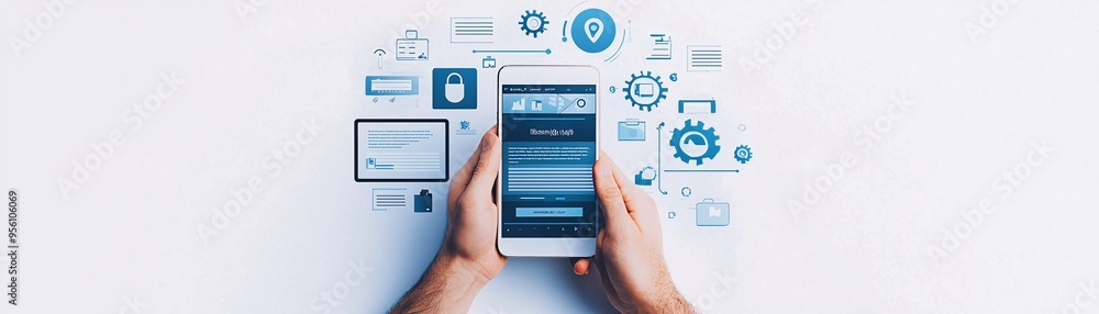 Developer testing website responsiveness on multiple devices, cross-browser compatibility, user experience optimization. Developer testing website responsiveness on multiple devices, cross-browser compatibility, user experience optimization.