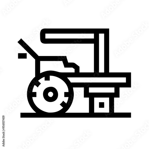 woodworking machinery icon