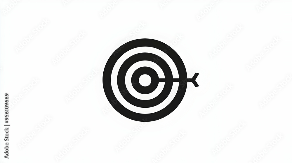 Target Icon Bullseye Success Achievement Goal Aiming Strategy Target Icon Bullseye Success Achievement Goal Aiming Strategy