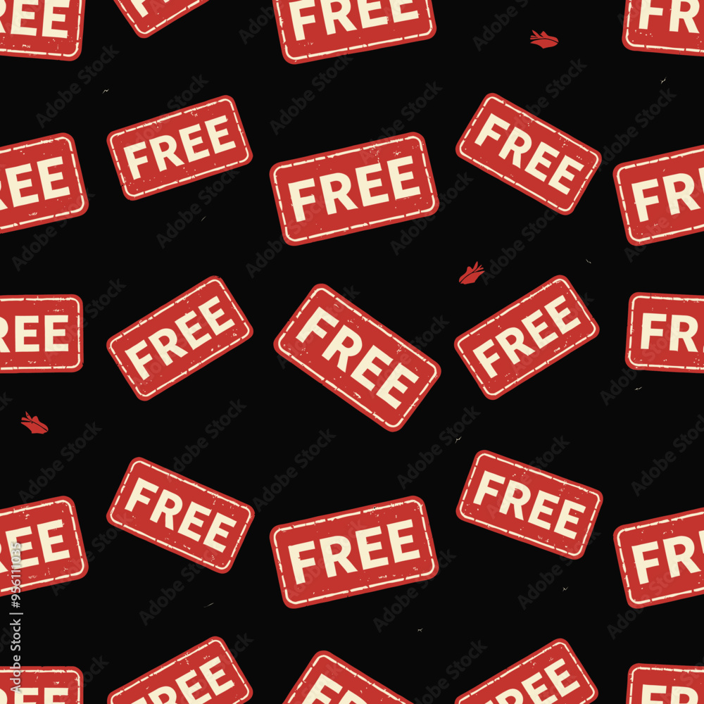 Free: A Collection of Red Signs with the Word Free Free: A Collection of Red Signs with the Word Free