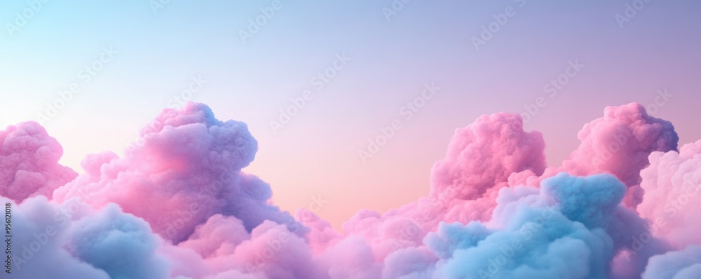 A gentle muted gradient background with soft, dreamy clouds A gentle muted gradient background with soft, dreamy clouds