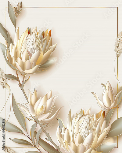 floral greeting borders