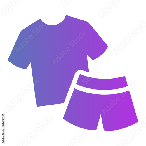 clothes Gradient icon