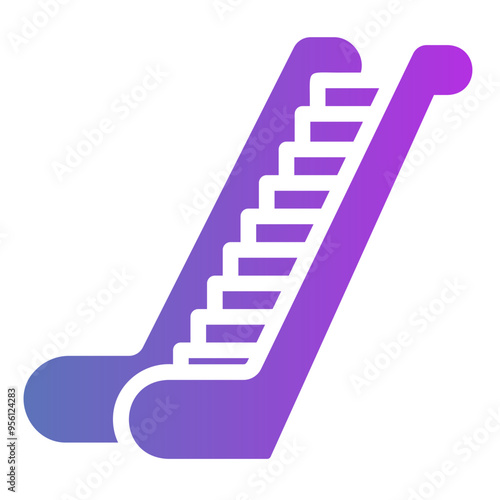 escalator Gradient icon