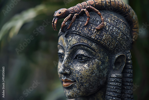 The Serene Gaze of Selket, the Scorpion Goddess photo