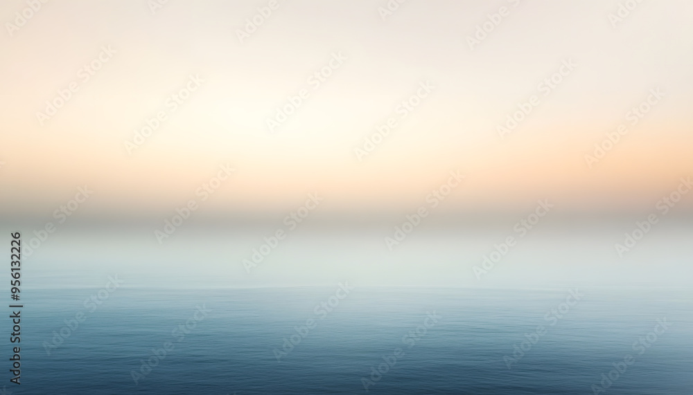 Fototapeta premium A soft, two-tone gradient with subtle color shifts, like light grey to white, for a calming effect.