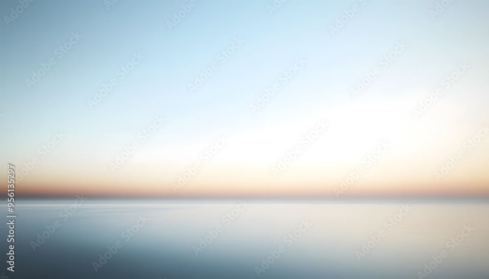 Obraz premium A soft, two-tone gradient with subtle color shifts, like light grey to white, for a calming effect.