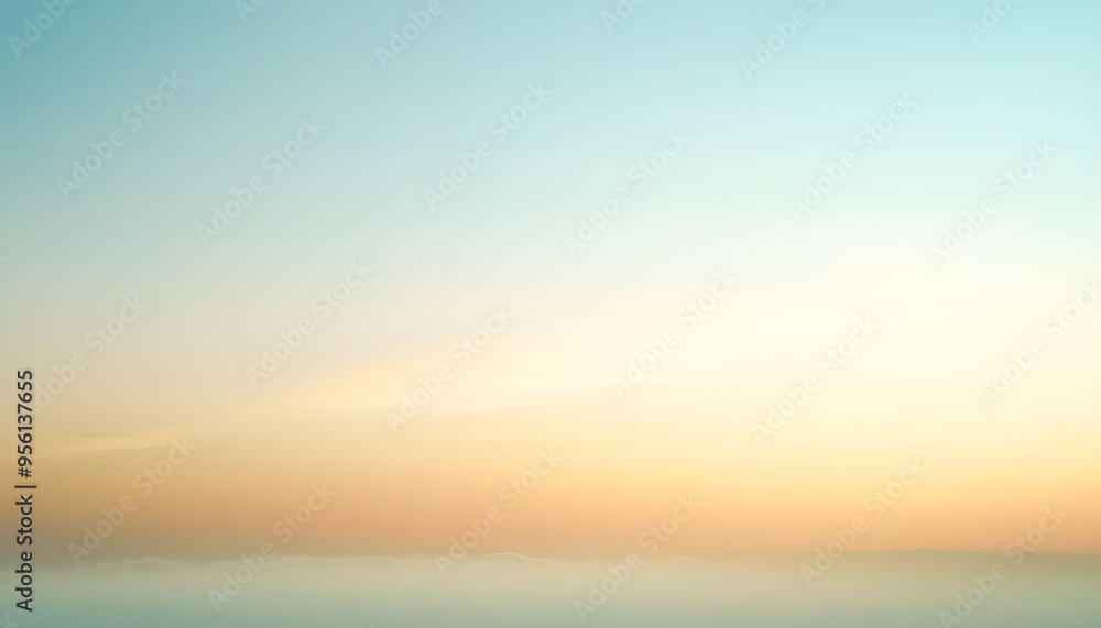 Fototapeta premium A soft, two-tone gradient with subtle color shifts, like light grey to white, for a calming effect.