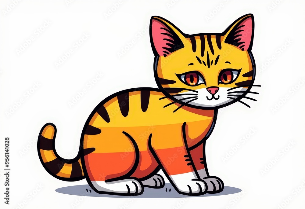 Obraz premium illustration of a cat