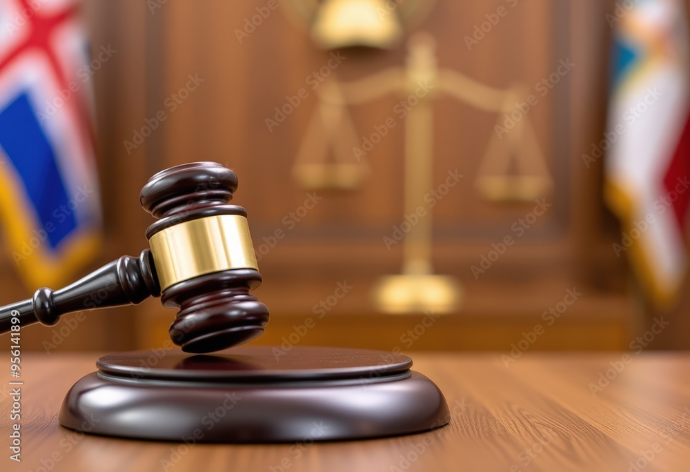 gavel and law book gavel and law book