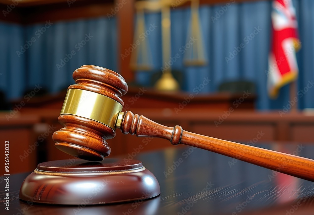 wooden gavel on a wooden background wooden gavel on a wooden background