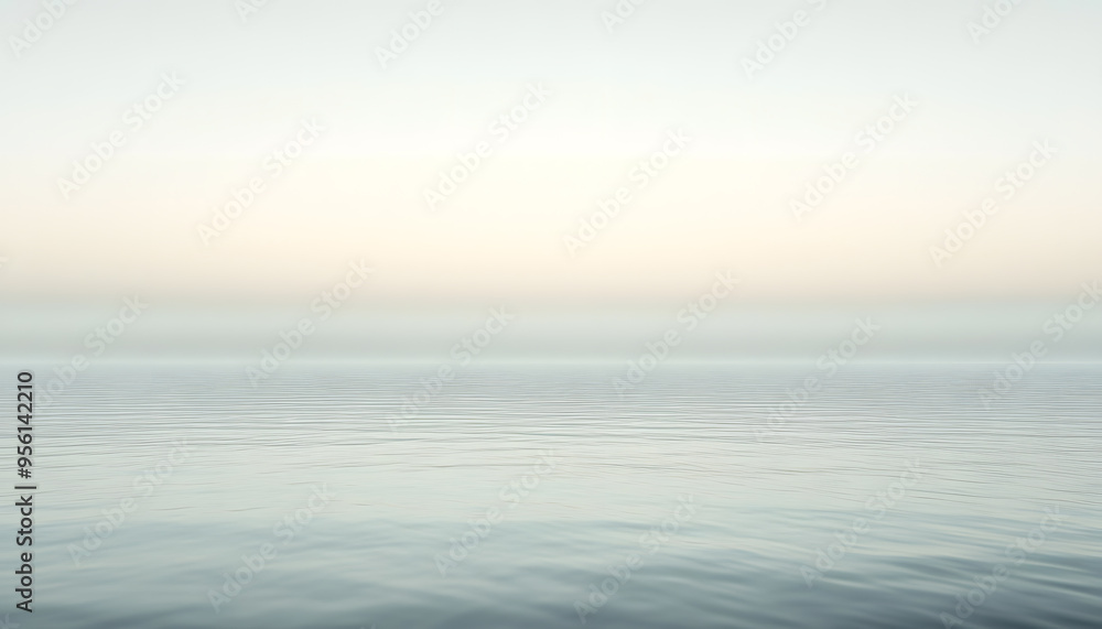 Obraz premium A soft, two-tone gradient with subtle color shifts, like light grey to white, for a calming effect.