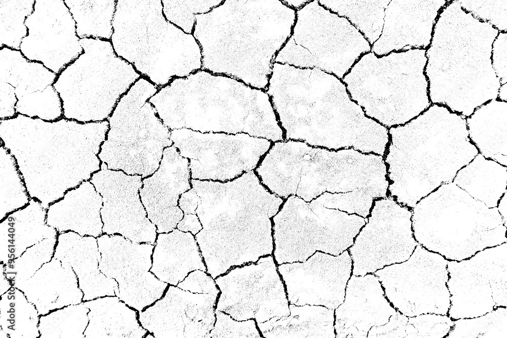 Texture soil dry crack background pattern of drought lack of water of nature white black old broken. Texture soil dry crack background pattern of drought lack of water of nature white black old broken.