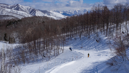 Wallpaper Mural スキー場　ゲレンデ風景　白馬岩岳マウンテンリゾート Torontodigital.ca