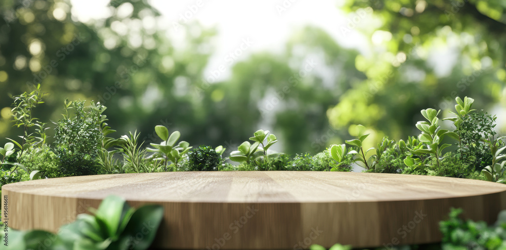 Wooden Platform Nature. Wooden Platform Nature.